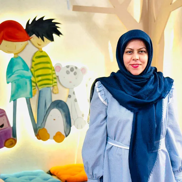 تصویر مریم نجفی، طراح مسابقات و ایونت‌ها در سلام روبی